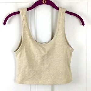 Pacsun Contour Tank Top Natural XS New